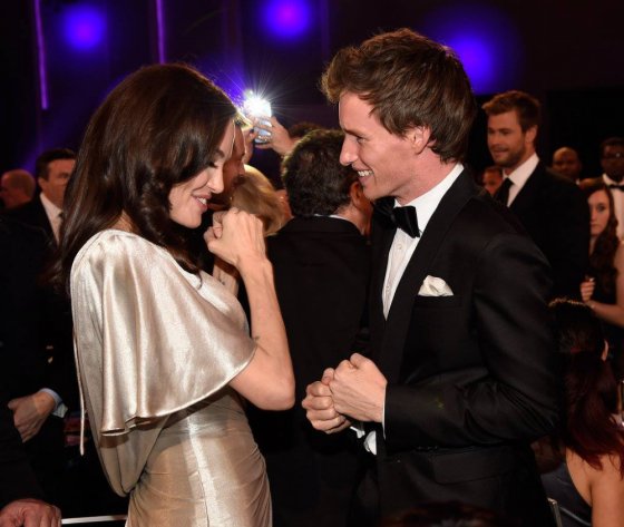 Eddie Redmayne & Angelina Jolie