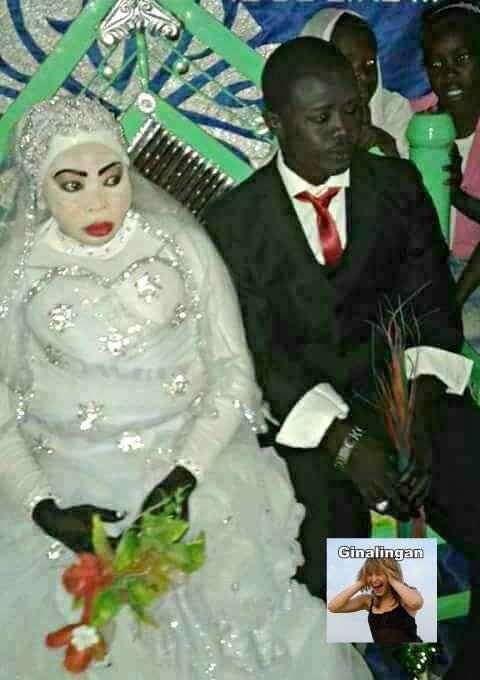 შავკანიანების ქორწილში პატარძალი სახეზე თეთრად გადაღებეს