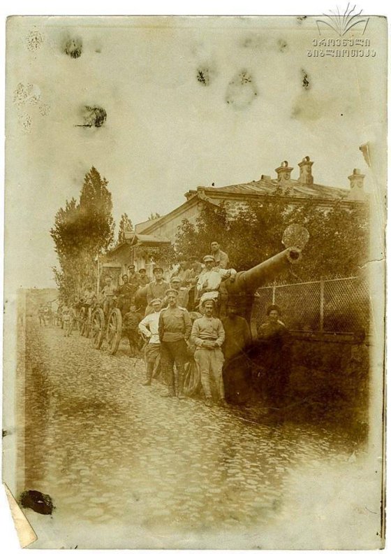 ქართველი ჯარისკაცები არტაანში 1919 წელს