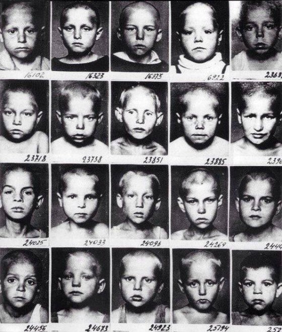 "ხალხის მტრის" შვილები სპეც. ბავშვთა სახლიდან. საბჭოთა კავშირი 1930 წელი.