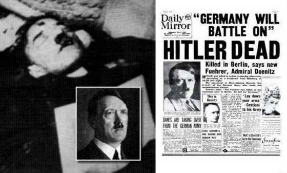 სურათი სადაც გამოსახულია გარდაცვლილი ადოლფ ჰიტლერი სინამდვილეში მისი ორეული გუსტავ ველერია.