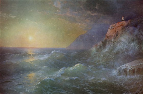 ნაპოლეონი წმინდა ელენეს კუნძულზე. - ივან აივაზოვსკი, 1897 წელი.