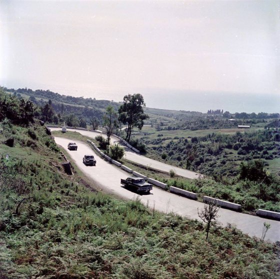 გზა ეშერადან სოხუმისკენ, აფხაზეთი , საქართველო,1967 წელი