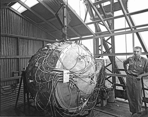 პირველი ატომური ბომბები, რომლებიც მანჰეტენის პროექტის ფარგლებში შეიქმნა. გაჯეტი