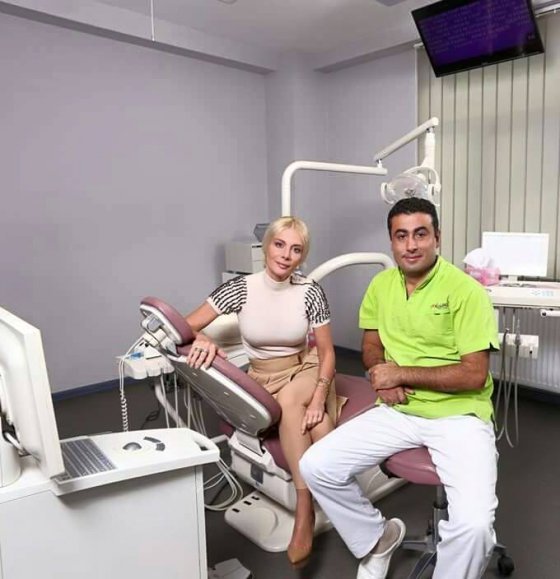 ნინო კუზანოვა კბილის ექიმთან
