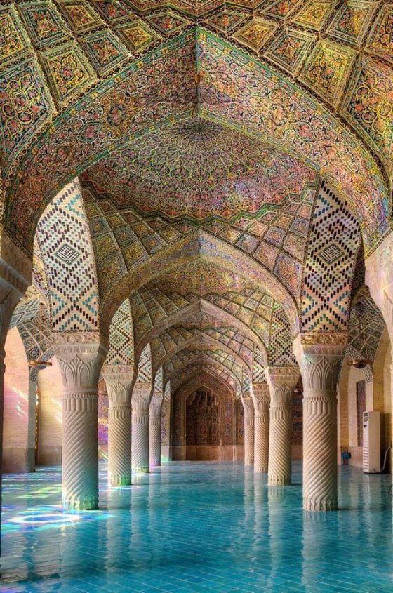 Nasir al Mulk Mosque in Shiraz Iran