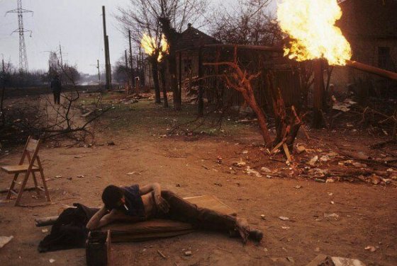 გროზნო 1995 წლის 12 იანვარი პირველი ომის დასაწყისი