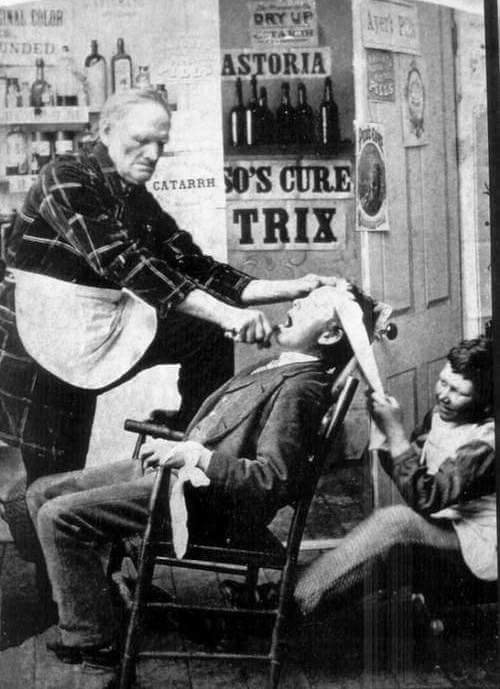 1882 წელი კბილის ამოღება
