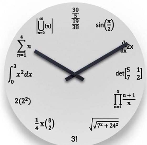 მათემატიკოსის საათი