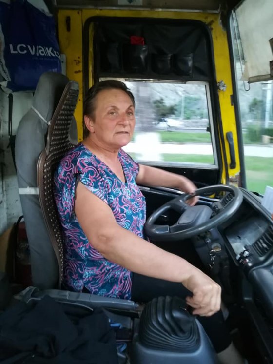 პატივისცემა - მაია კოშაძე, 57 წლის, N13 ავტობუსის მძღოლი
