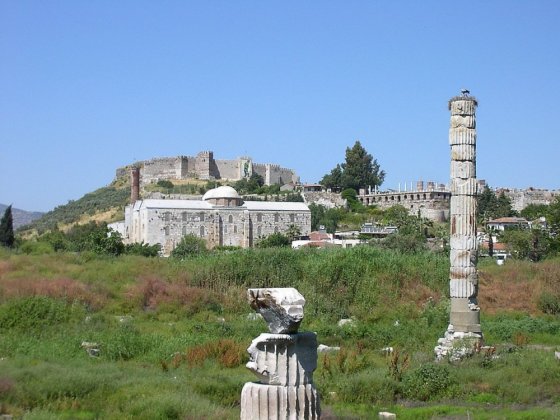 არტემიდას ტაძრის ნანგრევები ქალაქ ეფესოში