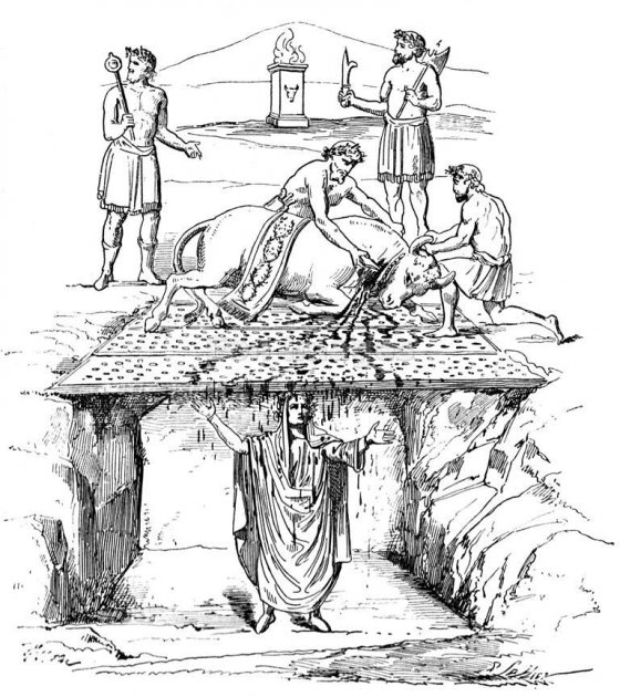 ტავრობოლიუმი – ხარის სამსხვერპლოდ შესაწირი ადგილი რომში ანტონიუსების დინასტიის დროს