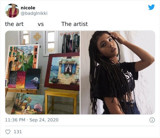 art vs artist