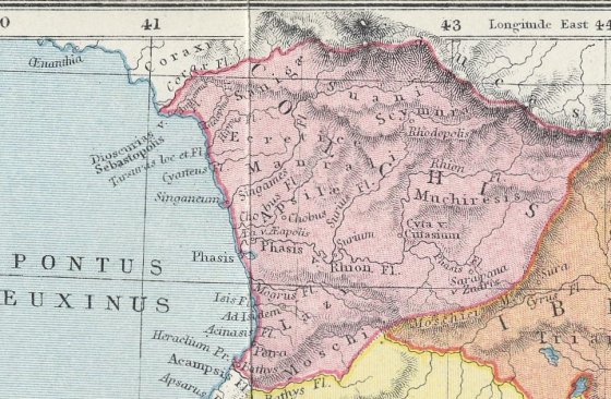 ისტორიული კოლხეთის ტერიტორია