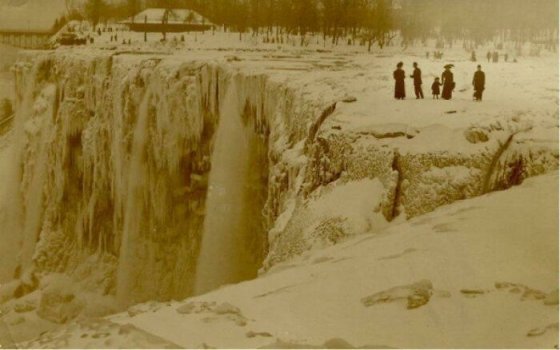 გაყინული ნიაგარას ჩანჩქერი, 1911 წ