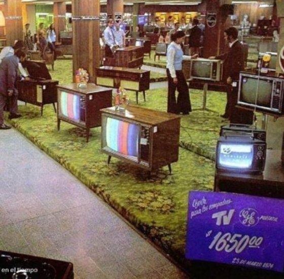 ტელევიზორების მაღაზია, 1974 წელი