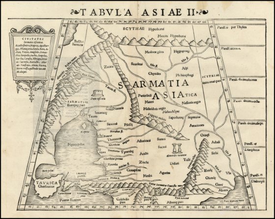 Tabula Asiae, Basle 1542