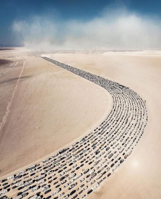 ყოველწლიური ფესტივალის Burning Man-ის გზა