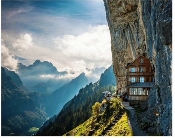 სასტუმრო Äscher Cliff, შვეიცარია