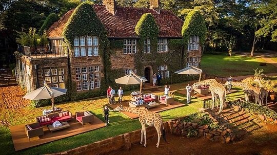 სასტუმრო Giraffe Manor კენიაში
