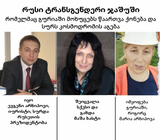 ტრანსგენდერი რუსი ჯაშუში საქართველოში
