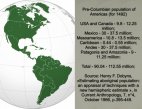 Pre-Columbian population of Americas (for 1492)